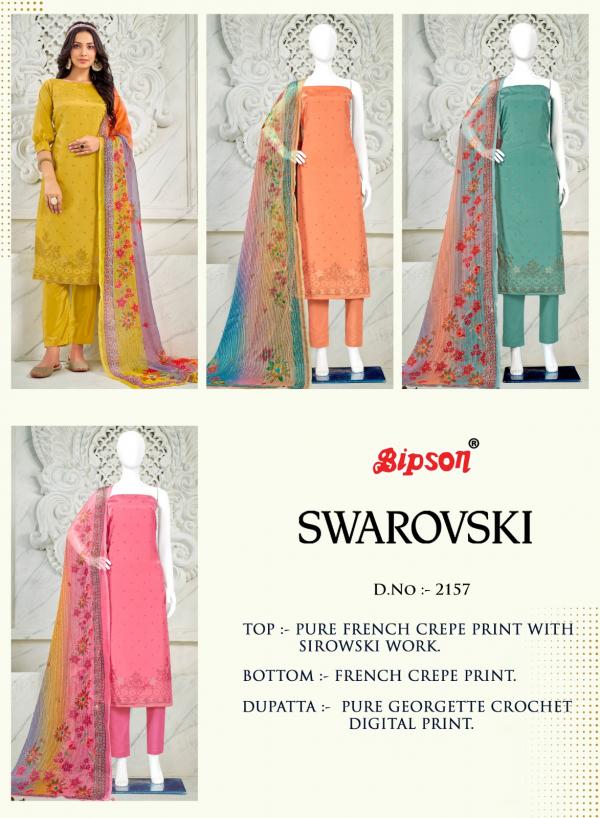 Bipson Swarovski 2157 Designer Dress Material Collection